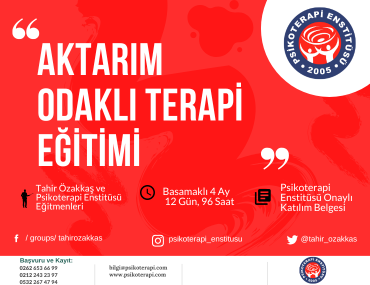 Darıca 5. Aktarım Odaklı Psikoterapi Eğitimi
