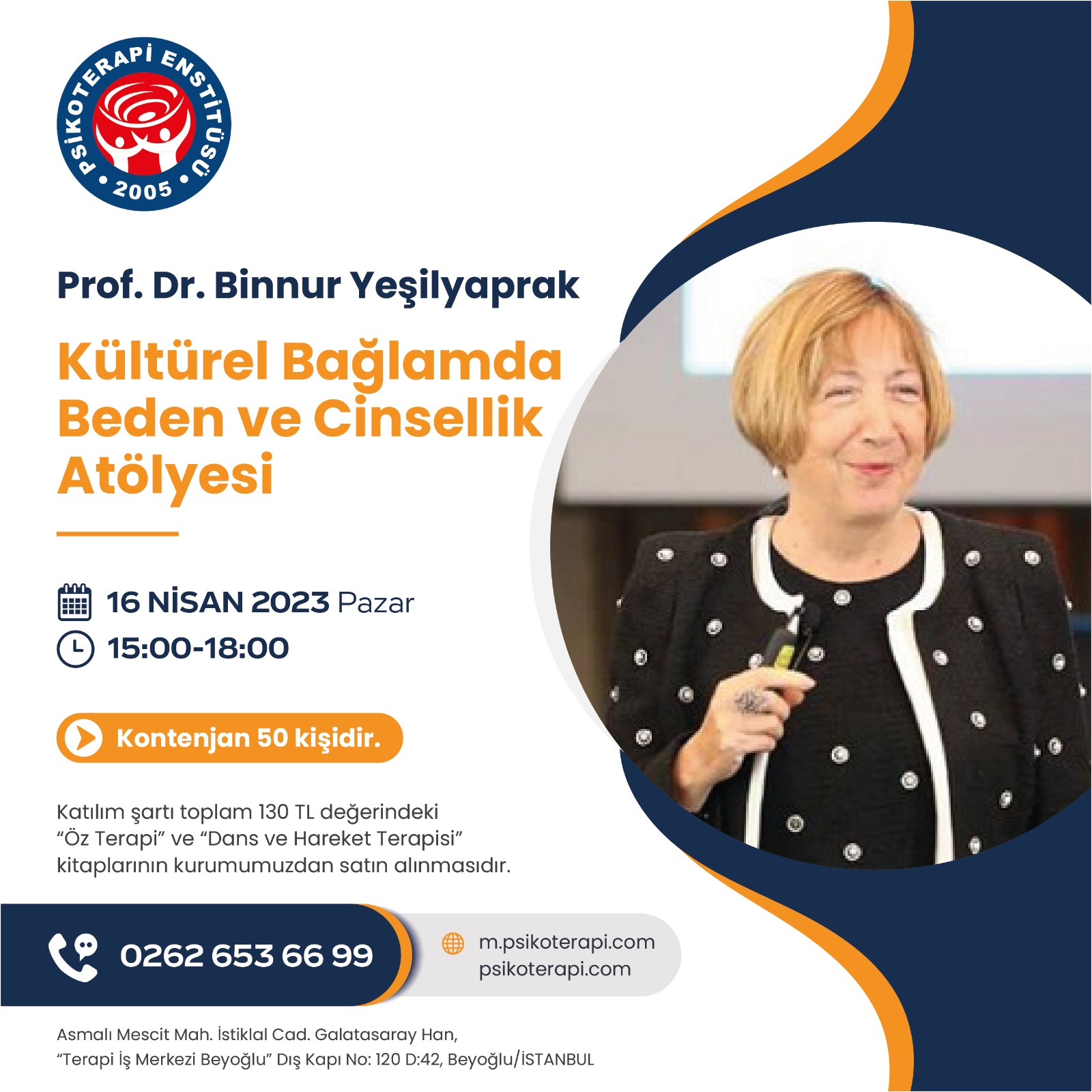 Prof. Dr. Binnur Yeşilyaprak "Kültürel Bağlamda Beden Ve Cinsellik Atölyesi"