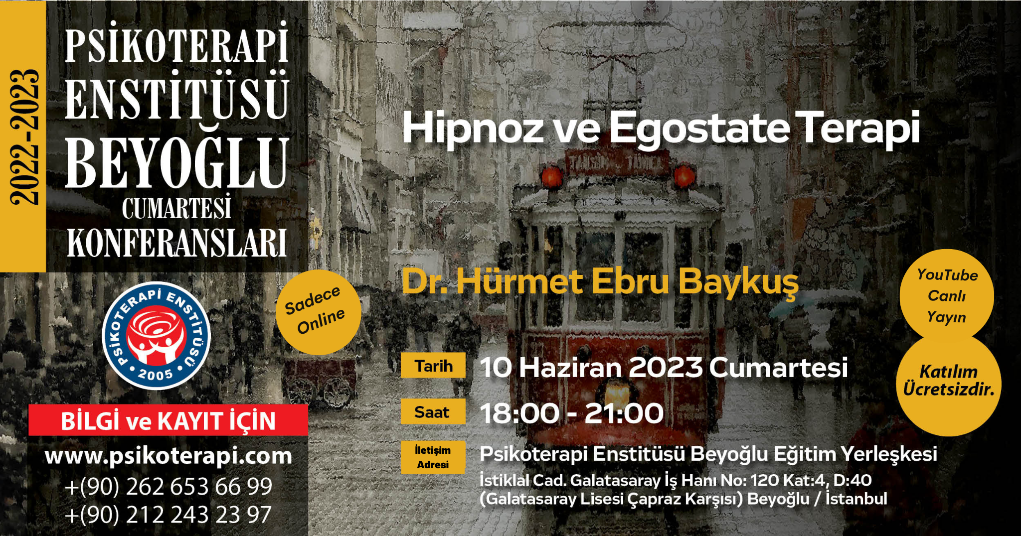 Dr. Hürmet Ebru Baykuş- "Hipnoz ve Egostate Terapi"